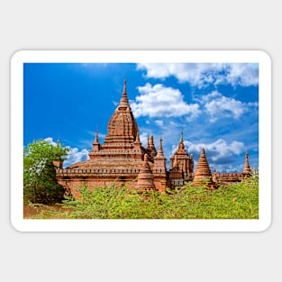 Bagan Pagodas4, Burma. Sticker